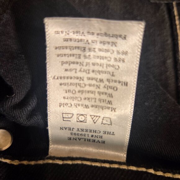 Womens Everlane Black size 30 jeans - Picture 3 of 6